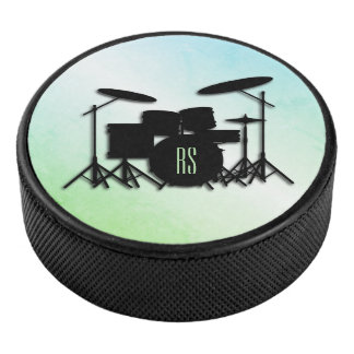 Monogram Drum Set Green Eishockey Puck