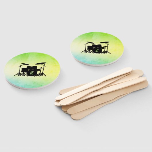 Monogram Drum Set Green Fächer (Non-assembled)