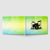 Monogram Drum Set Green Gästebuch (Voll)