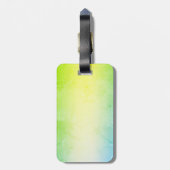 Monogram Drum Set Green Gepäckanhänger (Rückseite vertikal)