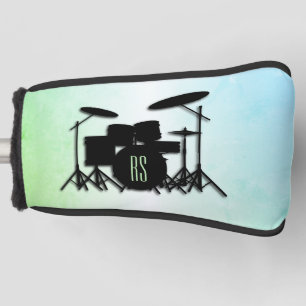 Monogram Drum Set Green Golf Headcover