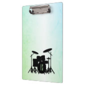 Monogram Drum Set Green Klemmbrett (Links)