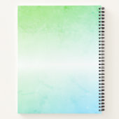 Monogram Drum Set Green Notizblock (Rückseite)