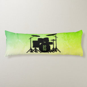 Monogram Drum Set Green Seitenschläferkissen