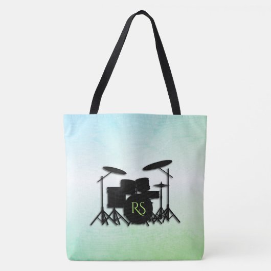 Monogram Drum Set Green Tasche (Vorderseite)
