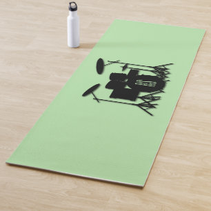 Monogram Drum Set Green Yogamatte