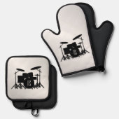 Monogram Drum Set Silver (Vorderseite/Rückseite)