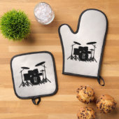 Monogram Drum Set Silver (Oben Unten)