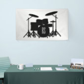 Monogram Drum Set Silver Banner (Messeveranstaltung)