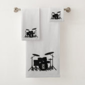 Monogram Drum Set Silver Case-Mate iPhone Case (Insitu)