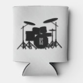 Monogram Drum Set Silver Dosenkühler (Vorderseite)