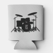 Monogram Drum Set Silver Dosenkühler (Rückseite)