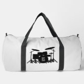 Monogram Drum Set Silver Duffle Bag (Vorderseite)