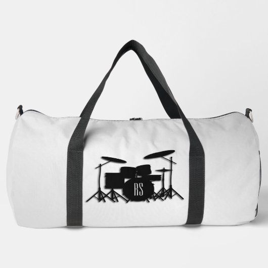 Monogram Drum Set Silver Duffle Bag (Vorderseite)
