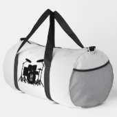 Monogram Drum Set Silver Duffle Bag (Rechte Ecke)