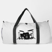 Monogram Drum Set Silver Duffle Bag (Rückseite)