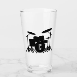 Monogram Drum Set Silver Glas