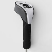 Monogram Drum Set Silver Golf Headcover (angewinkelt)