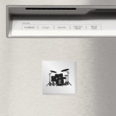 Monogram Drum Set Silver Magnet (In Situ (Geschirrspüler))