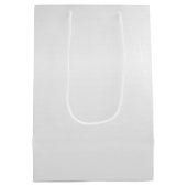 Monogram Drum Set Silver Mittlere Geschenktüte (Rückseite)