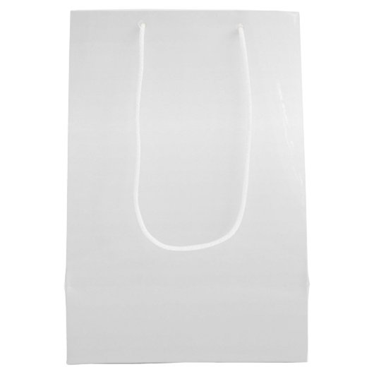 Monogram Drum Set Silver Mittlere Geschenktüte (Rückseite)