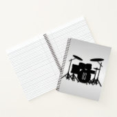 Monogram Drum Set Silver Notizblock (Innenseite)
