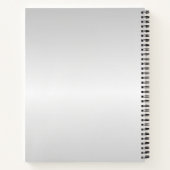Monogram Drum Set Silver Notizblock (Rückseite)