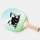 Monogram Drum Set Silver Ping Pong Paddel Tischtennis Schläger (Seitenansicht)