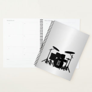 Monogram Drum Set Silver Planer