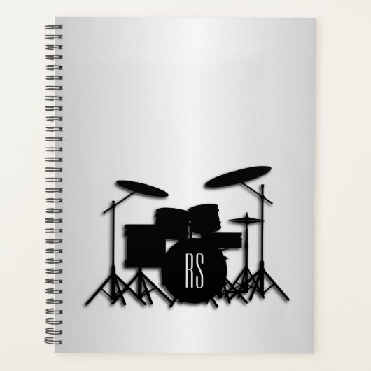 Monogram Drum Set Silver Planer (Vorderseite)