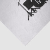 Monogram Drum Set Silver Seidenpapier (Ausschnitt)