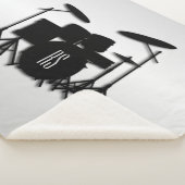 Monogram Drum Set Silver Sherpadecke (3/4)