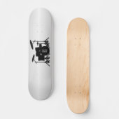 Monogram Drum Set Silver Skateboard (Vorderseite)