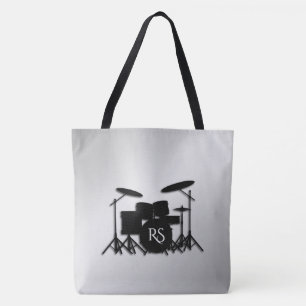 Monogram Drum Set Silver Tasche