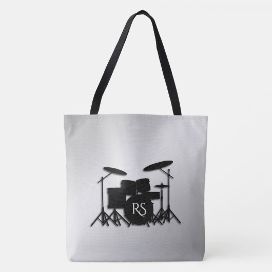 Monogram Drum Set Silver Tasche (Vorderseite)
