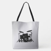 Monogram Drum Set Silver Tasche (Rückseite)