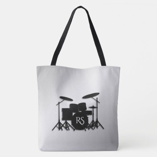 Monogram Drum Set Silver Tasche (Rückseite)