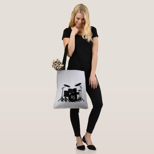 Monogram Drum Set Silver Tasche (Am Model)