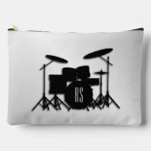 Monogram Drum Set Silver Zubehörtasche (Vorderseite)