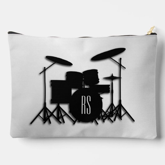 Monogram Drum Set Silver Zubehörtasche (Rückseite)