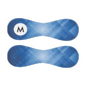 Monogram Dunkelblauer Hi-Tech-Hintergrund Baseball (Paneele)