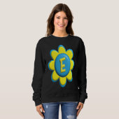 Monogram E Colorful Flower Sweatshirt (Vorne ganz)