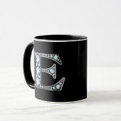 Monogram E Imitate Diamond Tasse (Vorderseite Links)