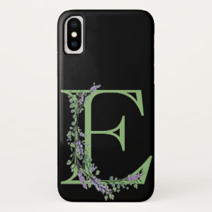 Monogram E Lavendel Eucalyptus Case-Mate iPhone Hülle