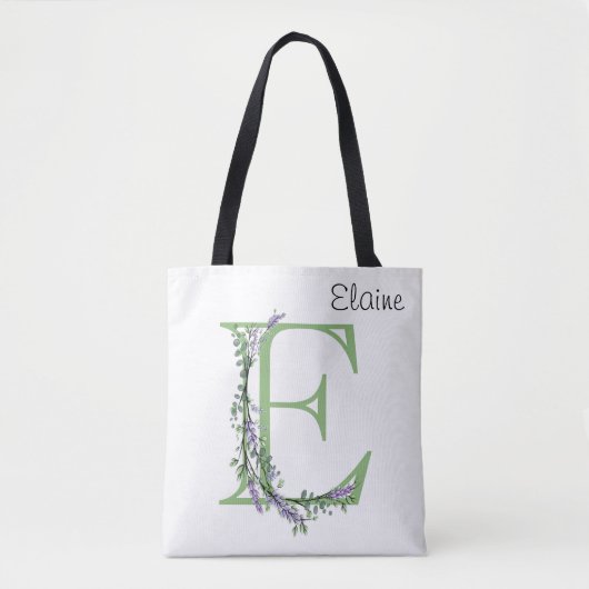 Monogram E Lavendel Eucalyptus Tasche (Vorderseite)