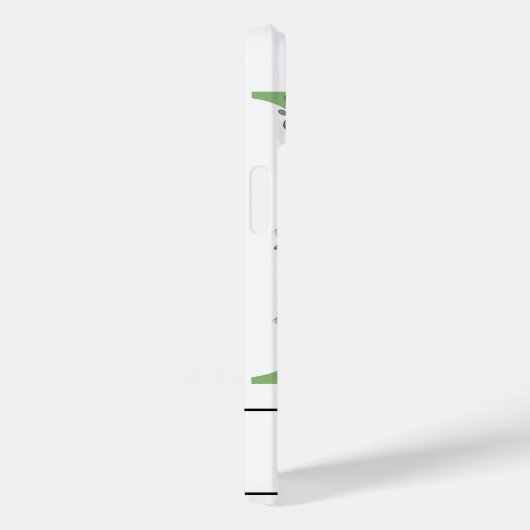 Monogram E Lavender Eucalyptus Case-Mate iPhone Ca Hülle (Rückseite / Rechts)