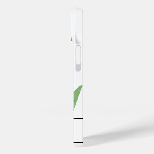 Monogram E Lavender Eucalyptus Case-Mate iPhone Ca Hülle (Rückseite / Links)