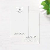 Monogram Earring Juwelier Display Card (Schreibtisch)