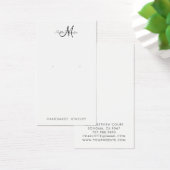 Monogram Earring Juwelier Display Card (Schreibtisch)