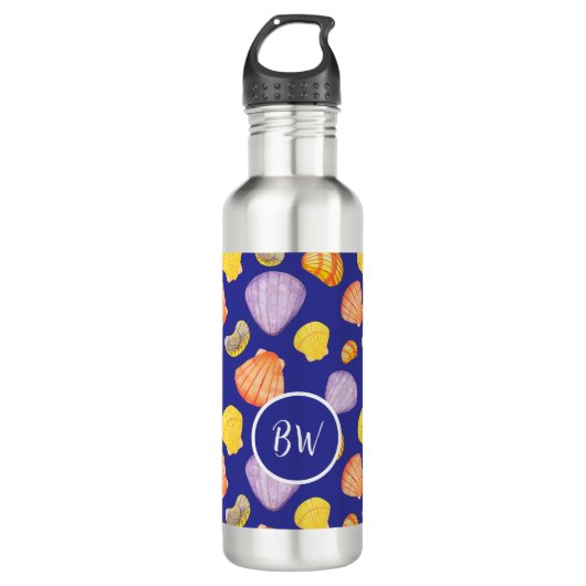 Monogram Edelstahlflasche (Vorderseite)